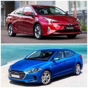 مقایسه تویوتا پریوس و هیوندای النترا