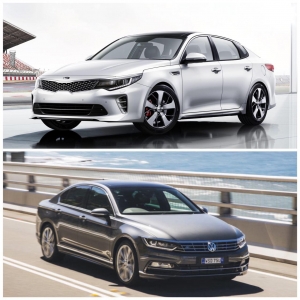 مقایسه فولکس واگن پاسات با کیا اپتیما هیبرید