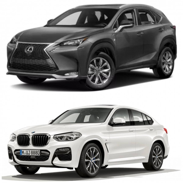 مقایسه لکسوس200 NX با بی ام و X4