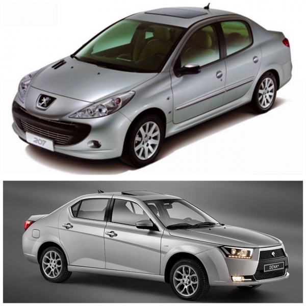 مقایسه پژو 207 صندوق دار با دنا پلاس