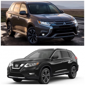 مقایسه نیسان ایکس تریل 2018 با میتسوبیشی اوتلندر PHEV